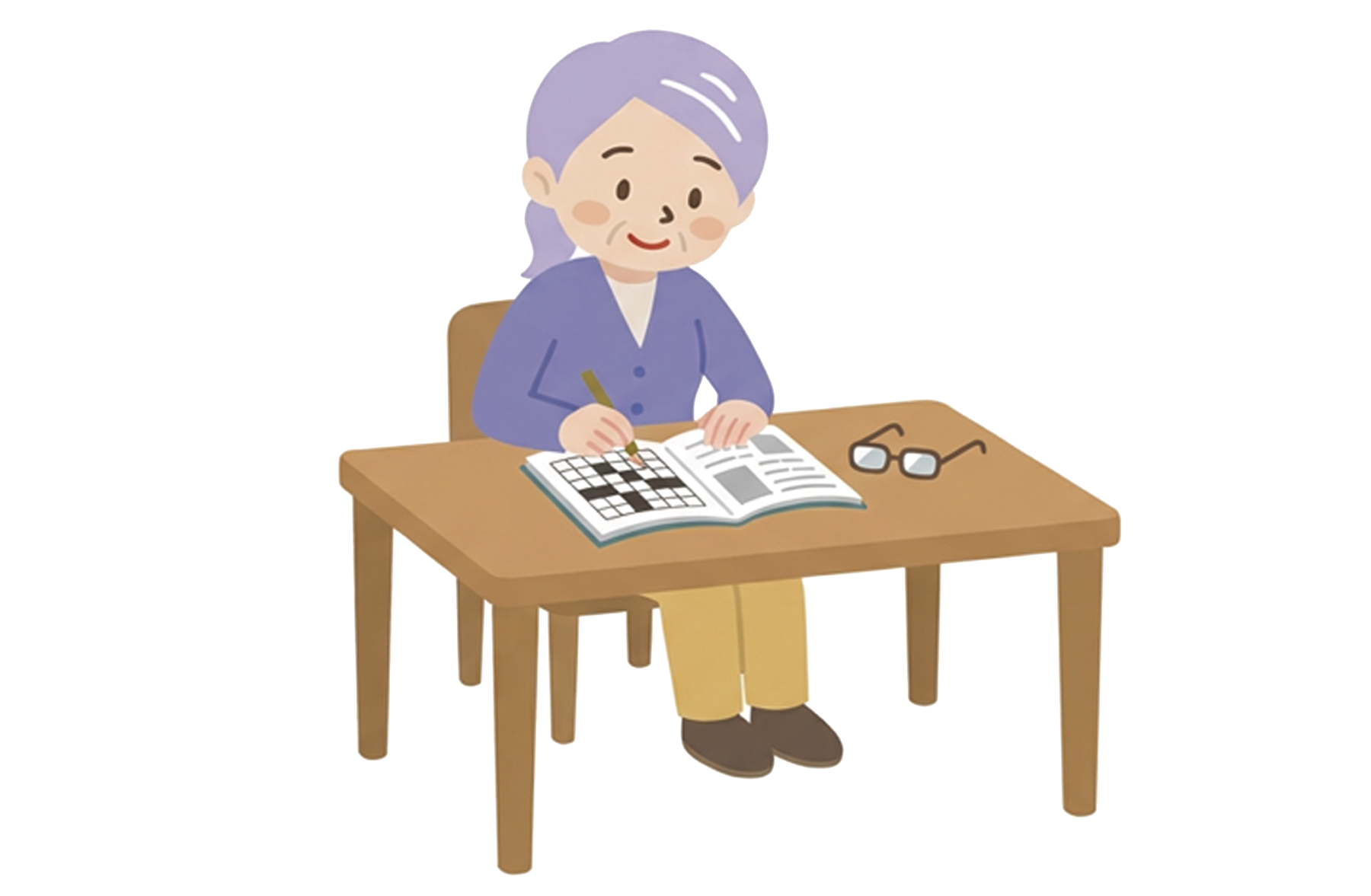 「脳トレ」やパズルを楽しむ