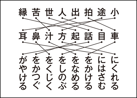 人気 つなぎ 慣用句