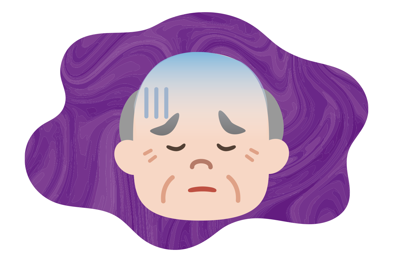 （6）本人の不安や抑うつにも目を向けることが欠かせないイメージイラスト