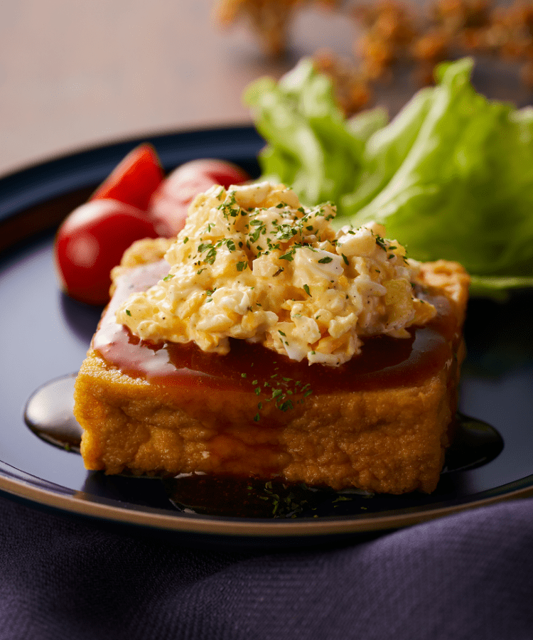 レンジで作るタルタルソース添え厚揚げ南蛮