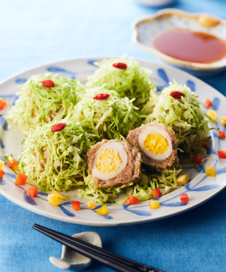 キャベツ甘みじゅわっと 千切りキャベツのシュウマイ