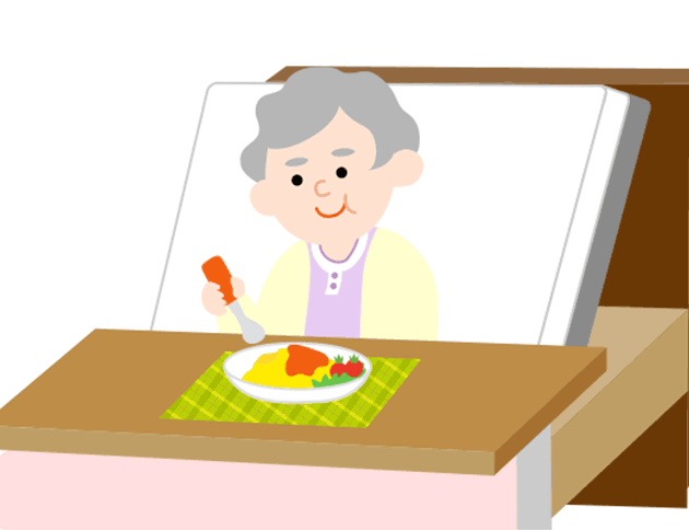 座り姿勢がとりやすく、生活の質を保ちやすい。