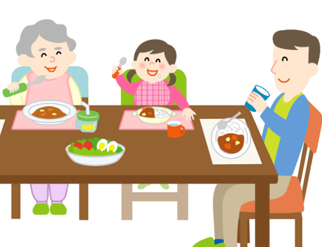 家族との会話が気分を変え、いい刺激になります。