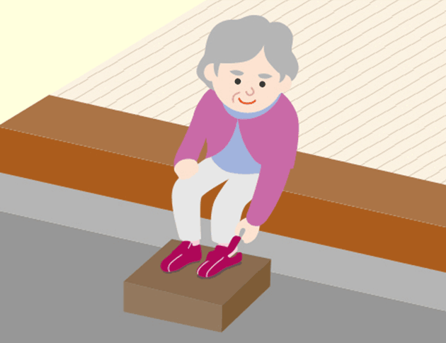 足のむくみや変形には脱ぎ履きしやすい靴を。「靴・靴べら」
