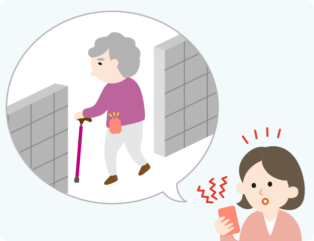 介護用見守りカメラでいつでも親の映像を