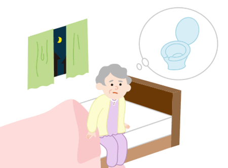 トイレの失敗が多い方に