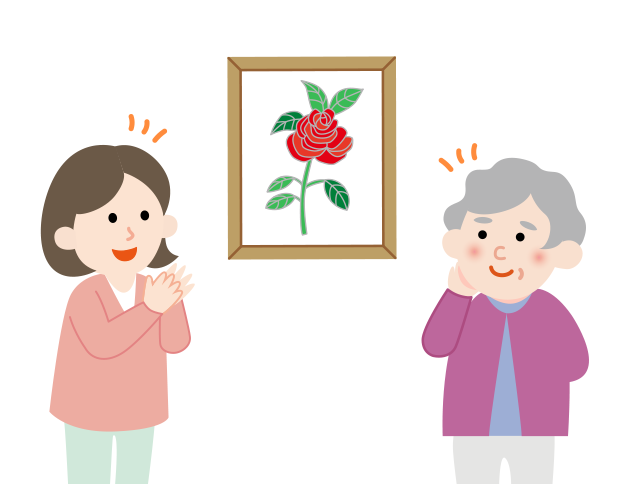 創作した後には飾る楽しみもあります。