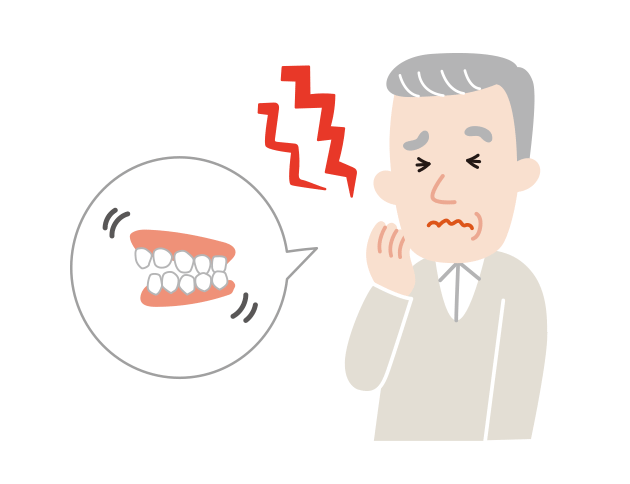 合わない義歯や口内炎などお口の中の状態も原因に。