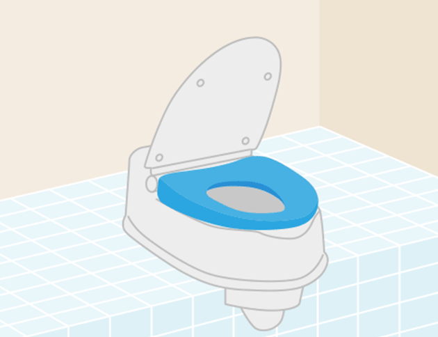 かぶせるだけで和式トイレが洋式に。「洋式変換便座」