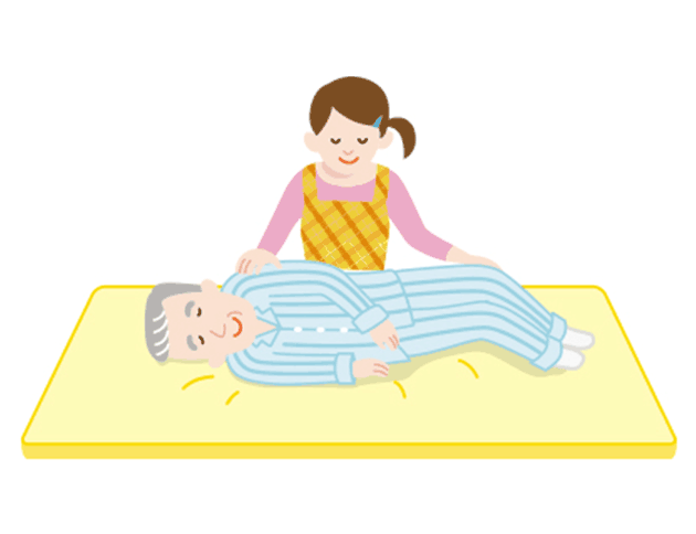 付き添いの介助の負担を減らせます。
