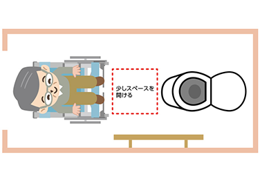 車椅子からトイレへのスムーズな移乗｜介護用品レンタル ダスキンヘルスレント