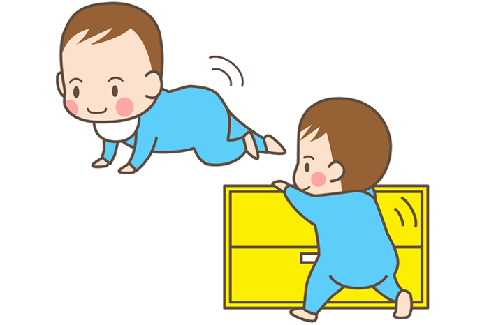 お孫さんが家の中で怪我をしないように