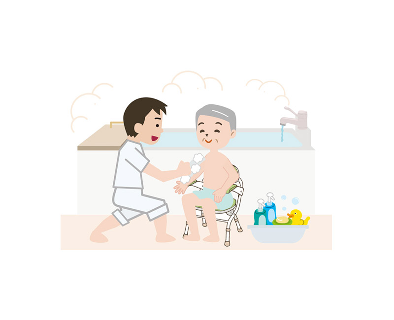 入浴介助の手順と注意点 介護用品レンタル ダスキンヘルスレント