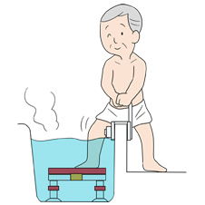 身体（からだ）を安定できる滑り止め機能のある浴槽台