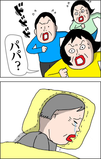 パパ？急いで父の部屋に向かった