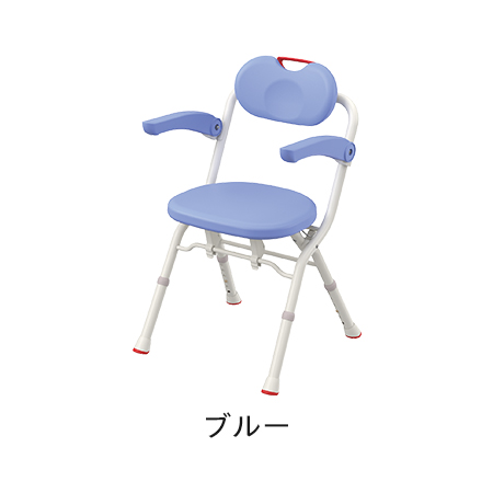 折りたたみシャワーベンチ A-S フィットウォームブルー