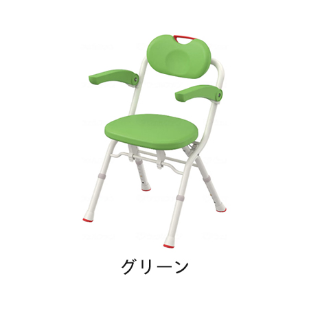折りたたみシャワーベンチ A-S フィットウォームグリーン