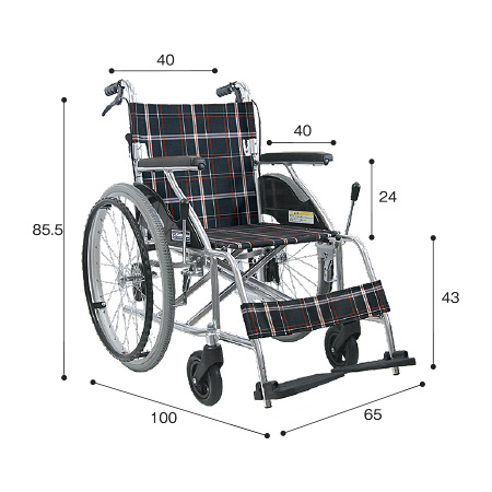 車いす自走式 Kv22 40sb 車椅子のレンタル ダスキンヘルスレント